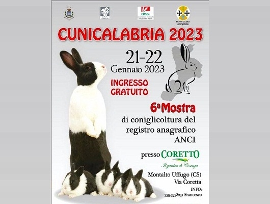 CuniCalabria 2023, il 21 e 22 gennaio in mostra la bellezza dei conigli