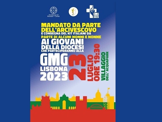 Gmg 2023 a Lisbona, l'Arcivescovo darà il mandato ai giovani partecipanti