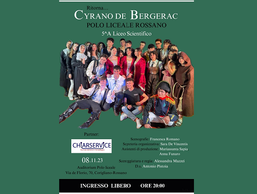 Al Polo liceale di Rossano in scena Cyrano de Bergerac
