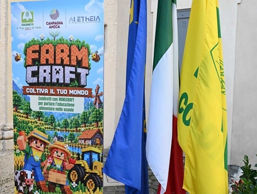 Coldiretti porta l’educazione alimentare nelle scuole attraverso un videogioco