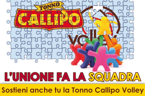 La Callipo Sport lancia la campagna “L’unione fa la squadra” per sostenere la Volley Tonno Callipo