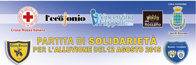 Il Chievo Verona a Rossano. Partita di solidarietà per l’alluvione del 12 agosto