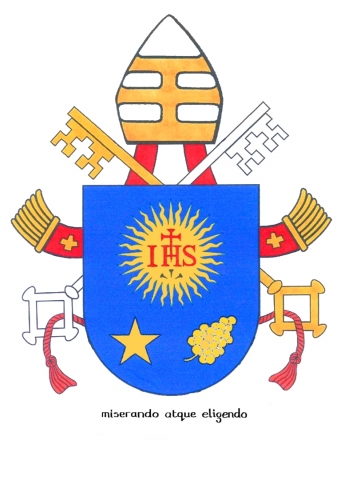 Lo Stemma del Santo Padre Francesco: spiegazione dello scudo e del motto “Miserando atque eligendo”