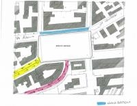 Da oggi cambia l’assetto viario dell’area di piazza Bilotti per la nuova cantierizzazione