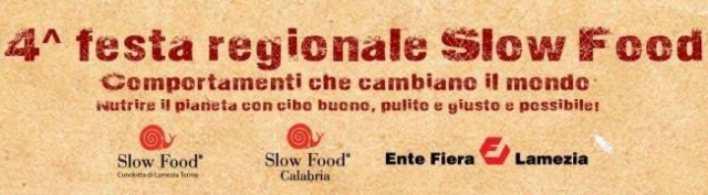 Sabato e domenica la quarta festa regionale slow food Calabria