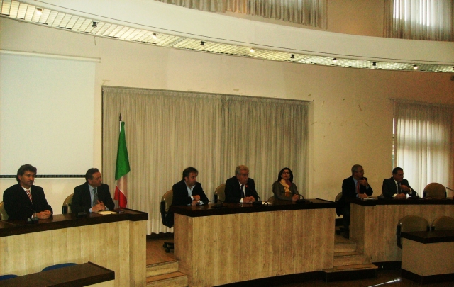 Tenuta conferenza stampa di fine anno del sindaco Vallone