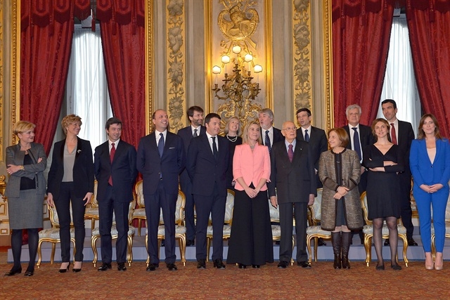 Il Governo Renzi ha prestato giuramento al Quirinale