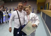 Attestato di benemerenza sportiva a Giusy Macrì neo campionessa italiana under 23 di judo