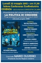 Il 25 maggio presentazione del libro di Ernesto Funaro “La politica di coesione”