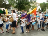 “L'arcobaleno” dei piccoli alunni della scuola Cutuli con il progetto “laboratorio espressivo di arte, teatro e manualità”