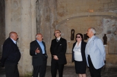 Il presidente Città e Siti Italiani “Patrimonio Mondiale” Unesco, Claudio Ricci visita l’antologica di Kengiro Azuma