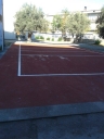 Realizzato un campetto di pallavolo nel cortile della scuola media  “V. Padula”