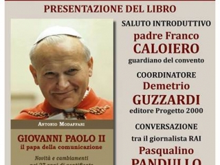 Il 27 aprile la presentazione del libro di Antonio Modaffari su Giovanni Paolo II