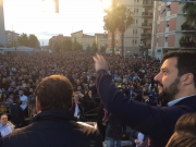 Salvini chiude il tour calabrese in città