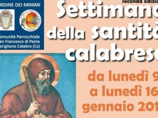 Dal 9 al 16 gennaio la seconda edizione  della Settimana della santità calabrese