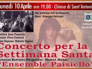 Nella chiesa Sant’Antonio concerto per la Settimana Santa