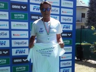 Frisenda: Enzo Foglia neo campione italiano master di nuoto