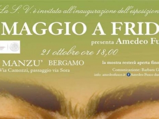 Il calabrese Amedeo Fusco presenta a Bergamo “Omaggio a Frida”