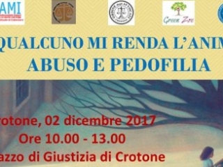 Il 2 dicembre il seminario su “Abuso e pedofilia”