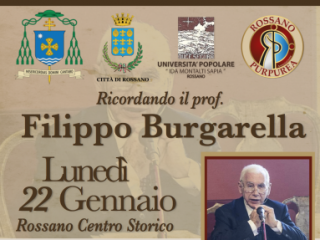 Il 22 gennaio verrà ricordato il prof. Filippo Burgarella