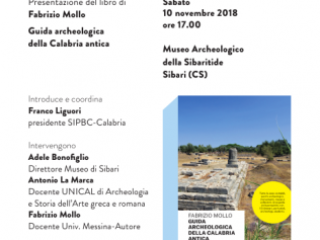 Al Museo di Sibari  la presentazione del libro di Fabrizio Mollo “Guida archeologica della Calabria antica”