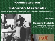 Edoardo Martinelli, allievo di Don Milani incontra gli studenti di Pedagogia della R-Esistenza Unical.