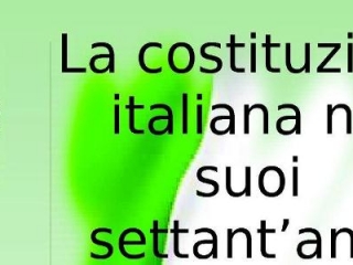 La Costituzione italiana nei suoi settant’anni, il 10 dicembre un convegno