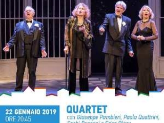 “Quartet” il 22 gennaio al Teatro comunale per la rassegna teatrale “Vacantiandu”