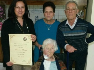 Nonna Francesca Ferraro compie 100 anni