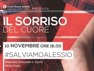 Croce Rossa ha programmato un evento benefico in favore di Alessio Ferraro