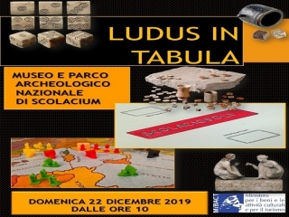 Il 22 dicembre Ludus in tabula al Museo Archeologico