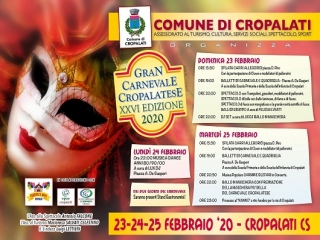 Al via la XXVI edizione del “Gran Carnevale cropalatese”