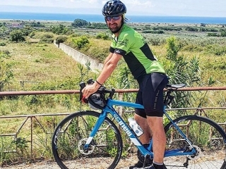 Il runner ciclista Oliverio Alotto arriverà alla Masseria Mazzei