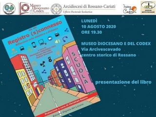 Museo diocesano, il 10 agosto presentazione del libro Registro (S)Connesso. Riflessioni sulla didattica a distanza
