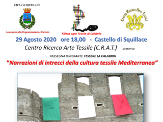 Tessere la Calabria arriva a Squillace con “Narrazioni di intrecci della cultura tessile Mediterranea”