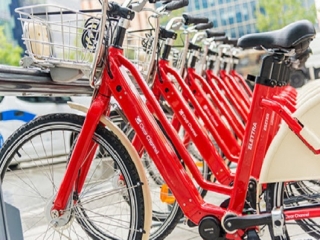 Mobilità eco-sostenibile, una stazione bike - sharing in località Farneto