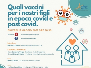 Vaccini, la presidente Paletta fra i relatori del webinar dell'Age nazionale