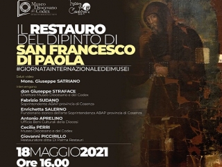 Museo Diocesano e del Codex, il 18 maggio verrà presentato il restauro del dipinto San Francesco di Paola