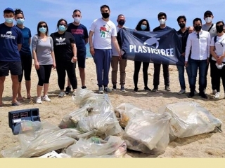 Raccolta rifiuti di plastica, iniziativa Associazione Plastic free