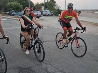 In bici da Bologna a Cariati, impegno civico in sella