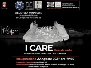 “I care”, la mostra internazionale del libro d’artista dalla Puglia arriva in città