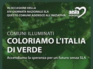 Giornata nazionale Sla, a Cosenza s'illumina la confluenza dei fiumi