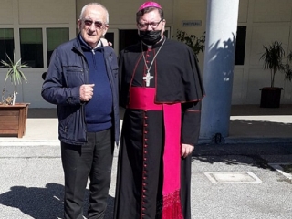 Il vescovo Aloise in visita al carcere di Corigliano - Rossano