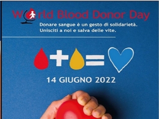 L’Amministrazione comunale parteciperà con l’Avis alla Giornata mondiale del donatore di sangue