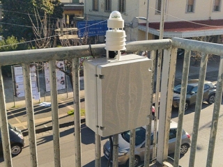 Installato in città un sensore per rilevare i parametri di inquinamento