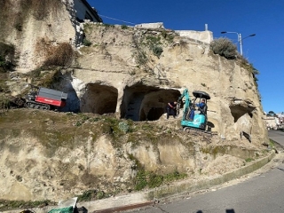 Grotte di Sant'Anna e Penta, si recupera parte del patrimonio rupestre cittadino