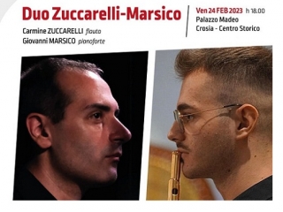 Il 24 febbraio il duo Zicarelli-Marsico in concerto