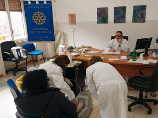 Mission sanitaria e inclusione sociale per il Rotary Club Cosenza Sette Colli