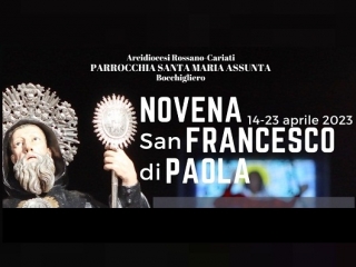Avviata la novena di San Francesco di Paola