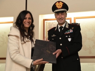 Visita del comandante interregionale dei Carabinieri di Sicilia e Calabria all'Abbazia florense